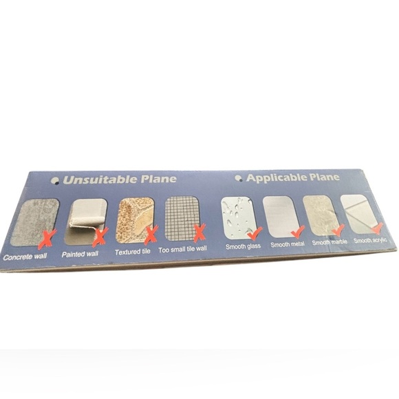 Suction Grab Bar No Drill Bathtub Shower Toilet Fridge Handicap Safety Loofa - Picture 4 of 9